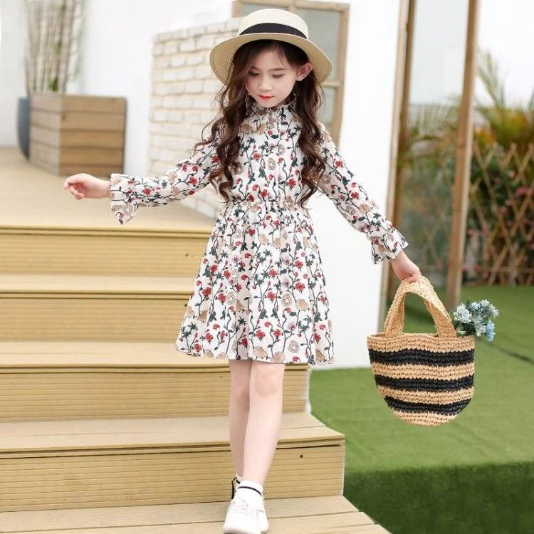 YeeHoO英氏【断码】女童秋装连衣裙2025新款秋季中大童儿童装洋气