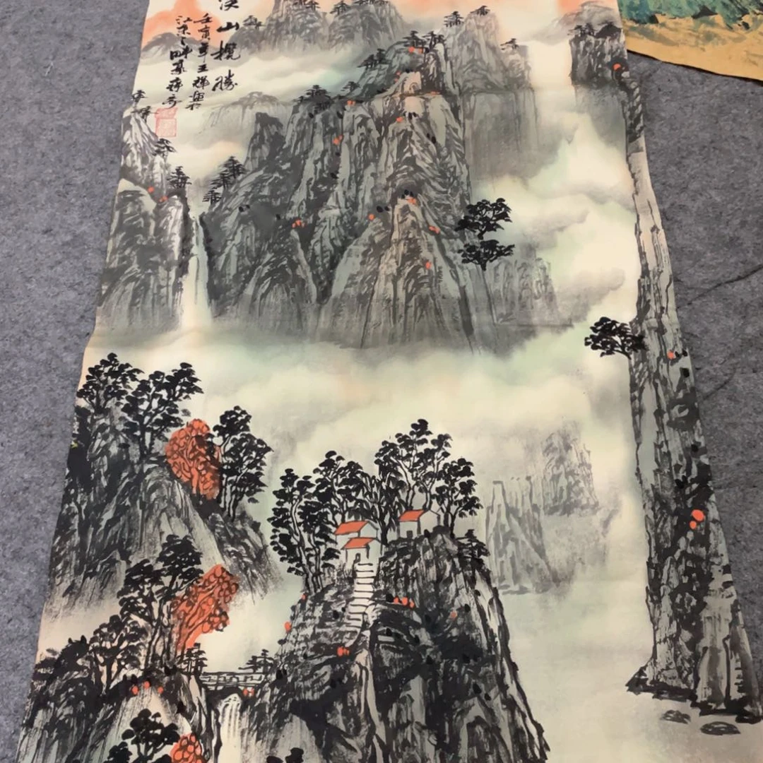 国画国画作品画心一张
