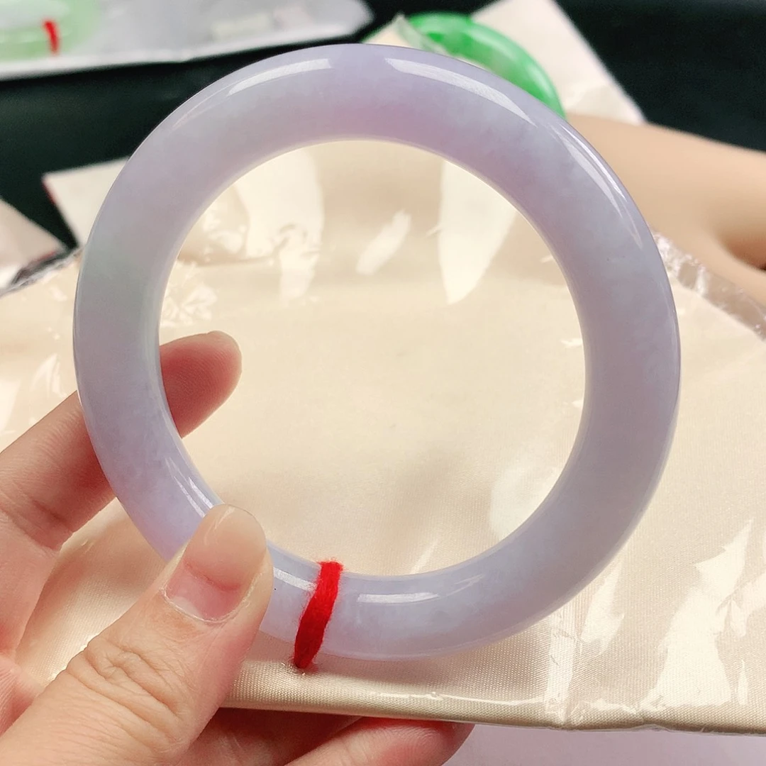 翡翠手镯未镶嵌63圈圆0526