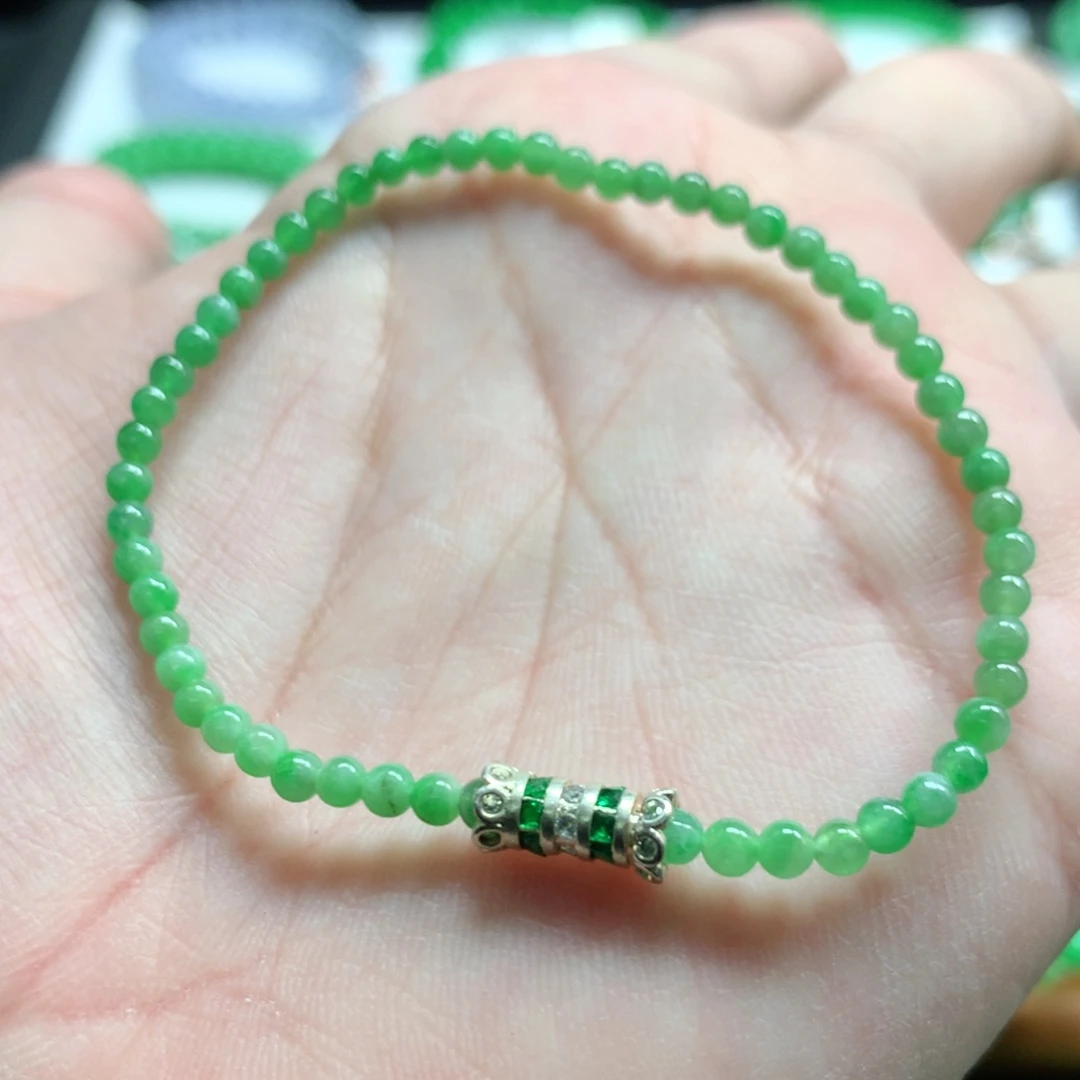 翡翠未镶嵌手链翡翠