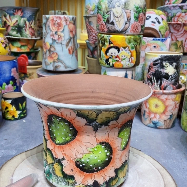 景德镇艺术手绘作品