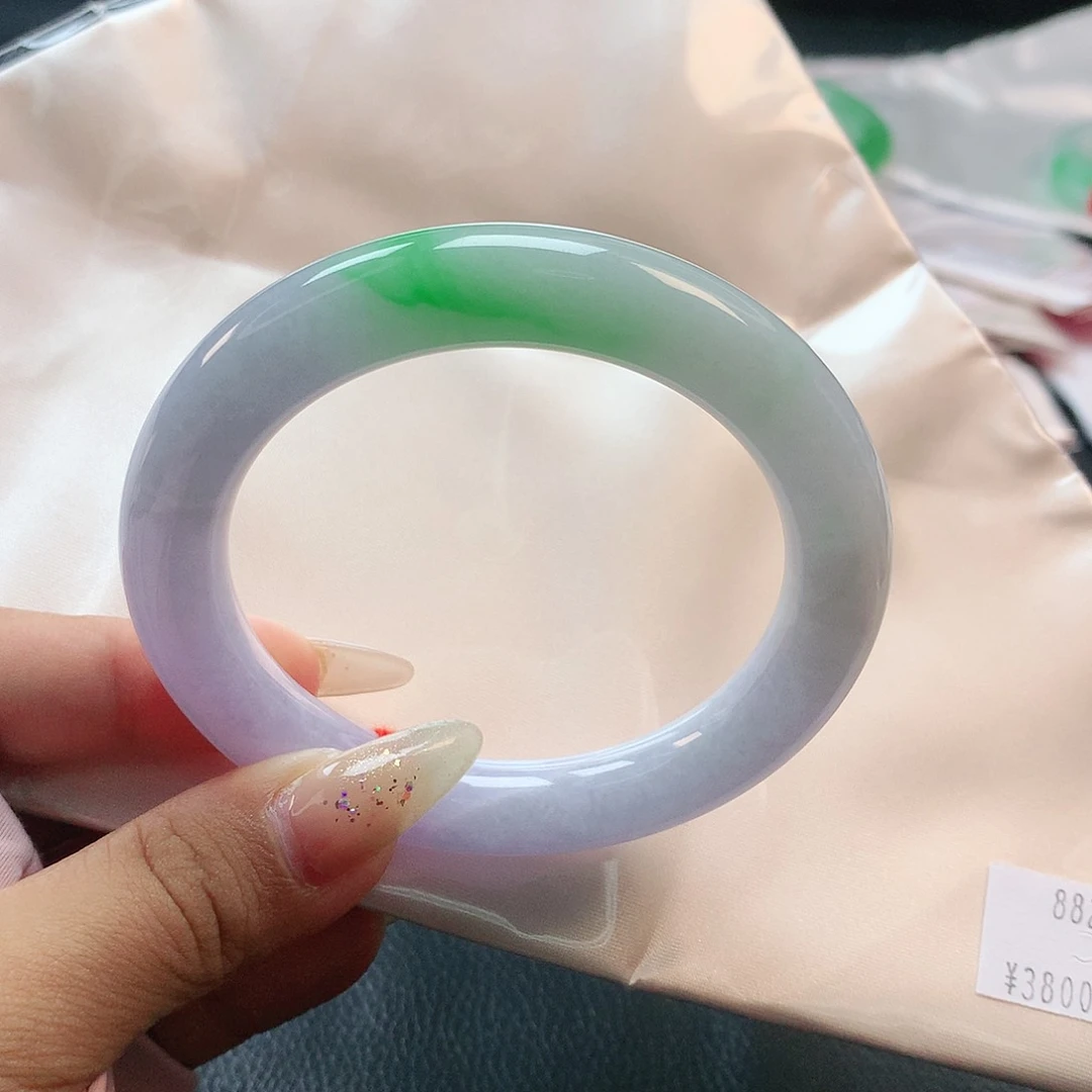 未镶嵌手镯翡翠57圈2887