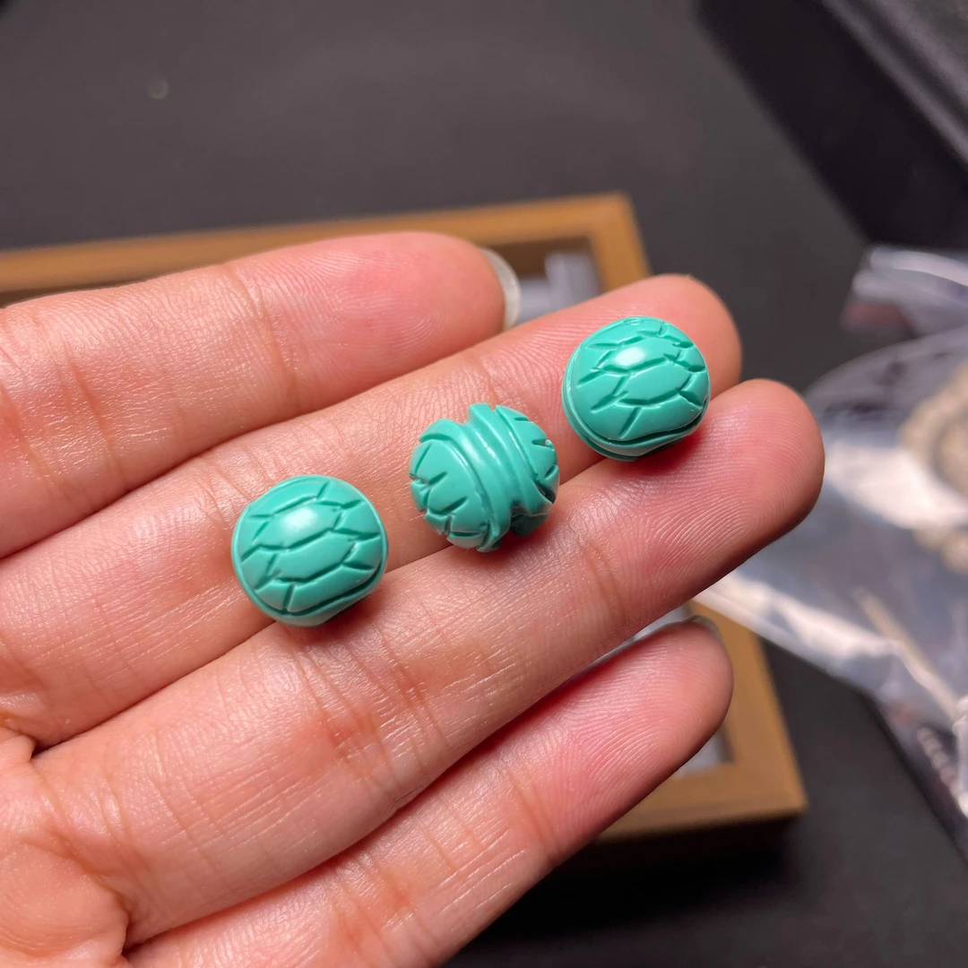 12mm双面富甲文玩配饰DIY手工编织手链手串配件【A007】