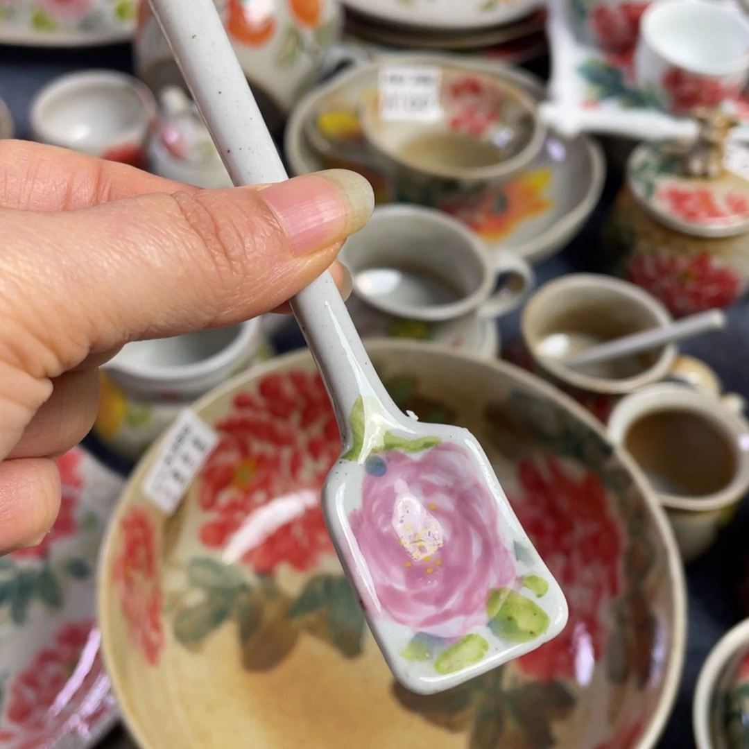 小咖啡勺景德镇高温陶瓷8888