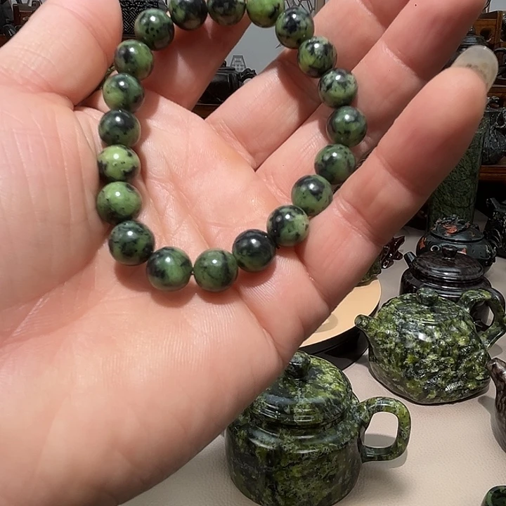 阿***生蛇纹石玉未镶嵌藏玉药王石精美摆件