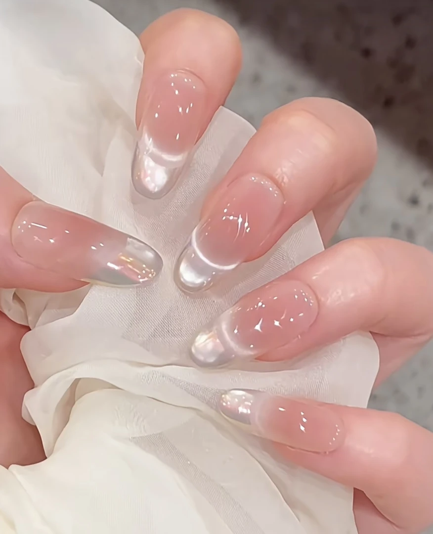 【云纱丝带】Kull·库姥姥轻奢系列手工指尖猫眼温柔显白穿戴美甲