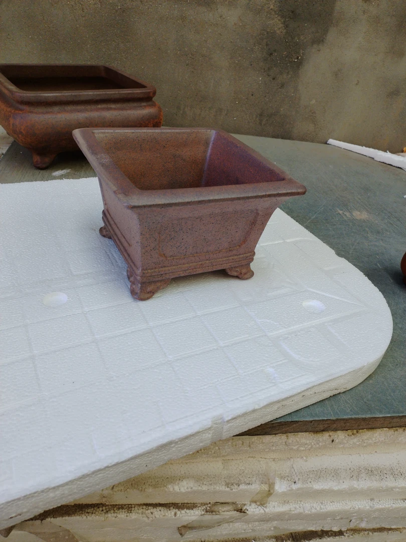 宜兴原矿紫砂花盆