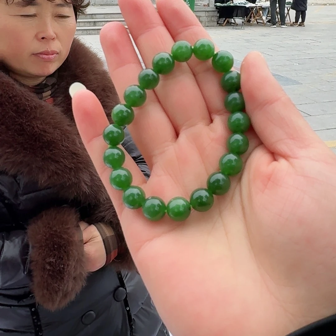 和田玉手串未镶嵌