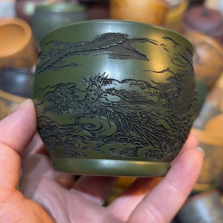 茶杯紫砂宜兴紫砂主人杯