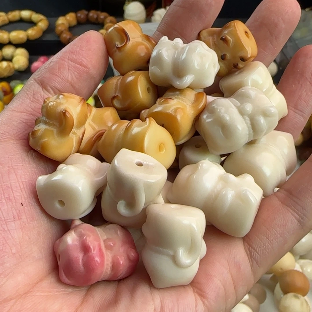 吊坠菩提根/象牙果瑕疵招财猫44颗处理无售后