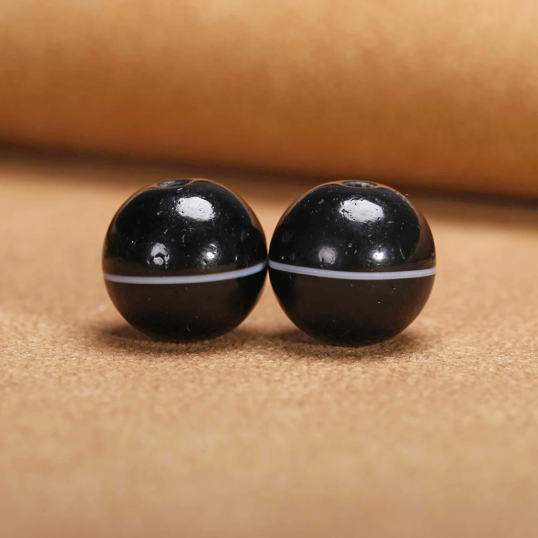 【济文阁】JOY25010321清代 药师玛瑙对珠