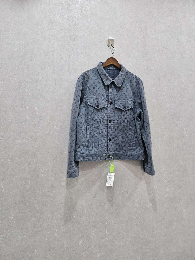 99新 LouisVuitton/路易威登 单排扣休闲长袖牛仔外套50码003306