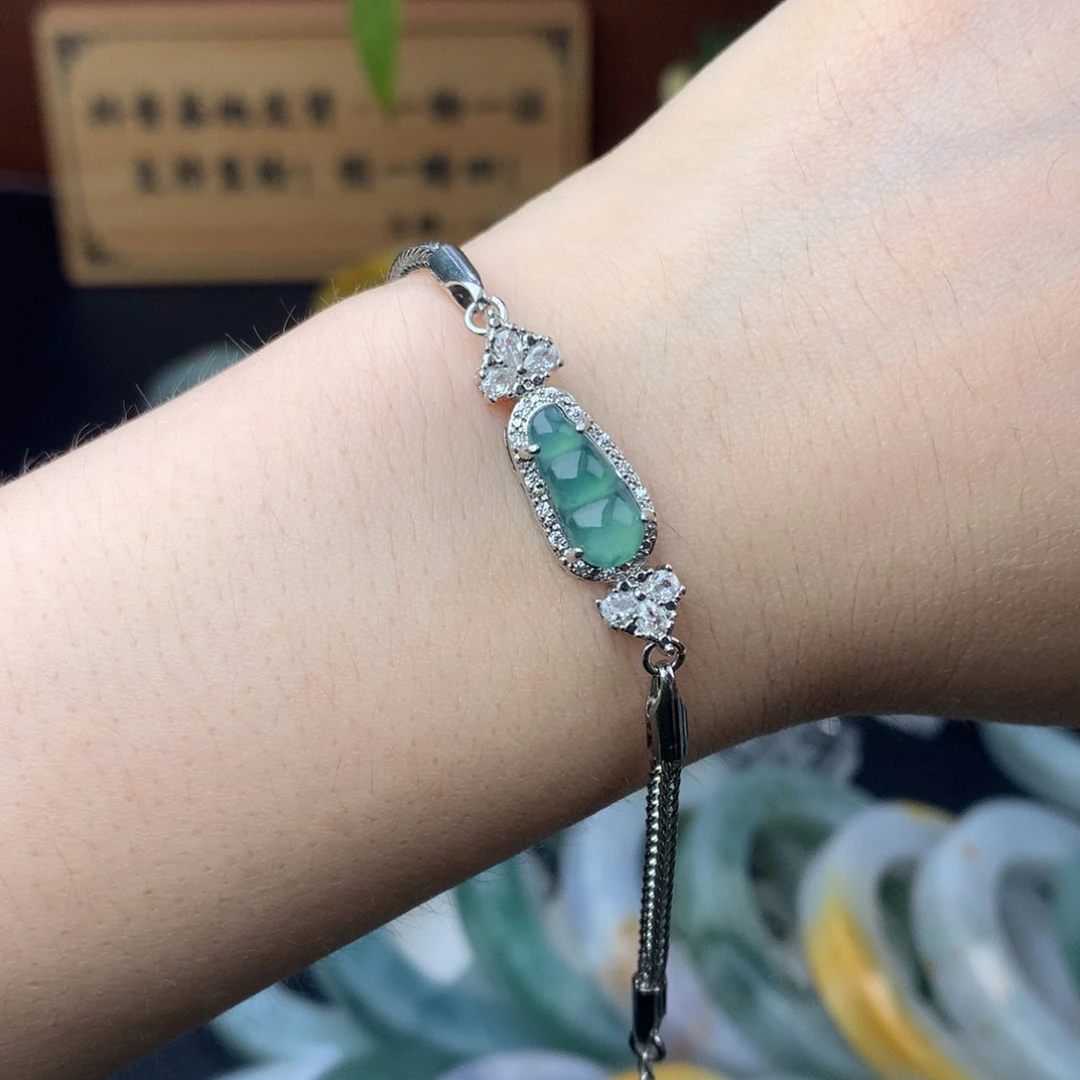 翡翠未镶嵌颈饰翡翠手链