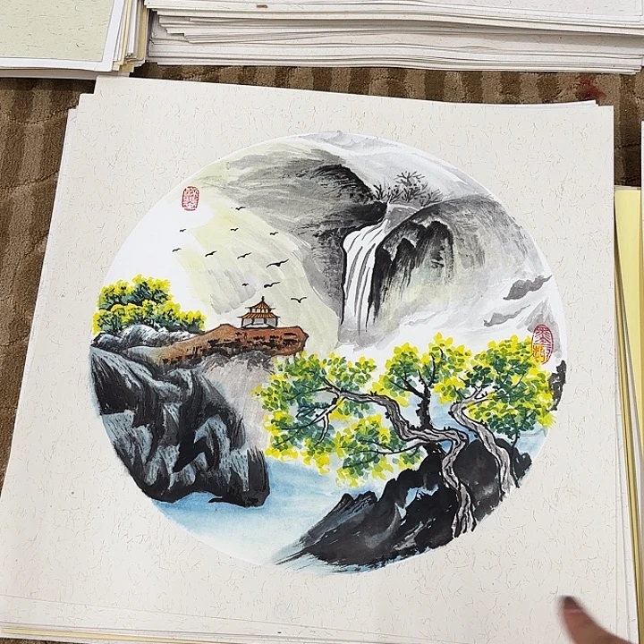 国画花鸟等多种鸟类的栖息地
