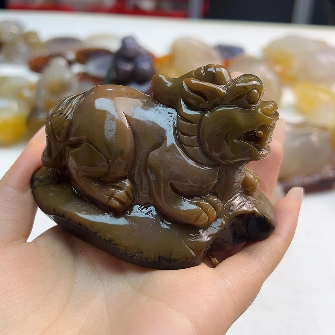 玛瑙/玉髓合金颈饰
