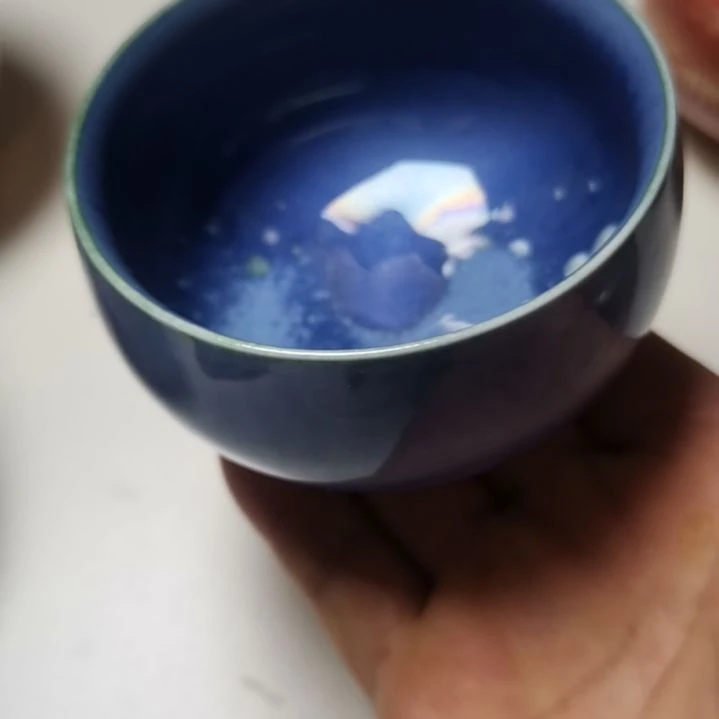 景德镇陶瓷窑变圆口杯