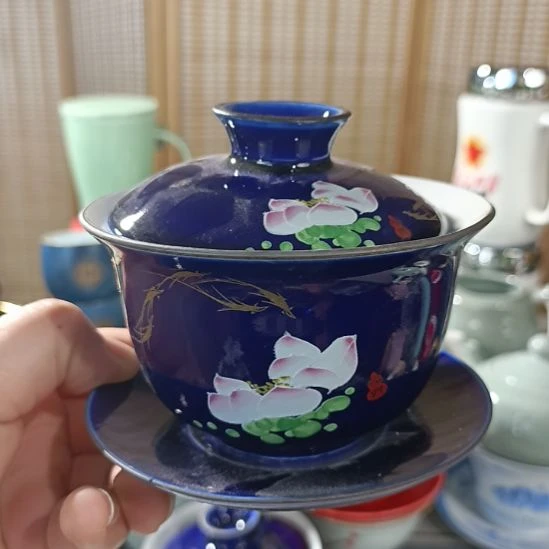 陶瓷盖碗茶杯茶叶罐主人杯