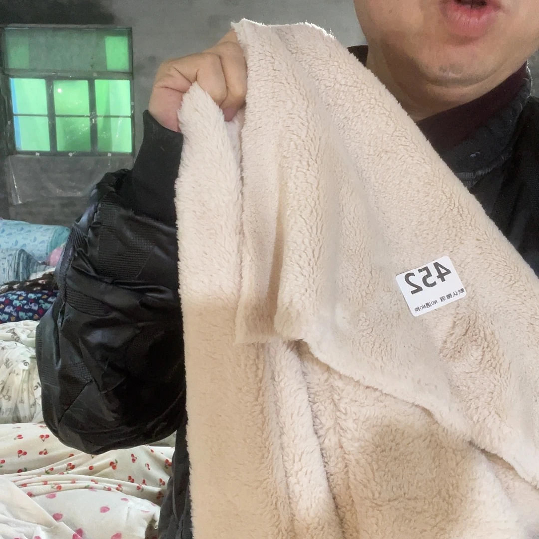 化纤宽1.8米加厚款双面法兰绒1米价452