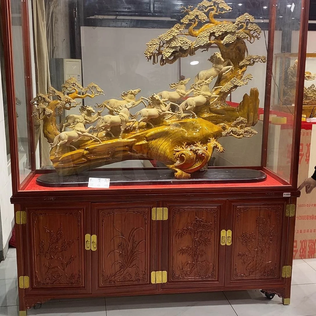 金丝楠幸**生金丝楠木小叶桢楠摆件