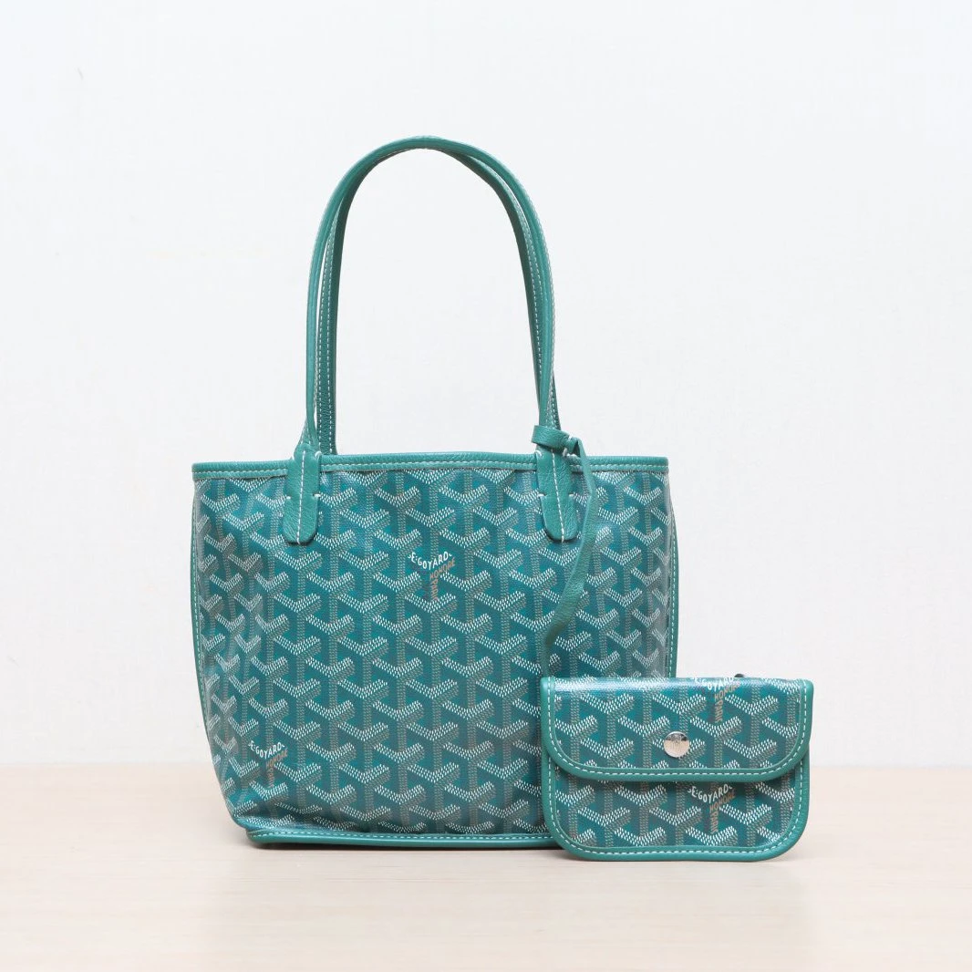 95新 Gaoy/戈雅 -200活动 攀攀Anjou 双面购物袋 20 绿色