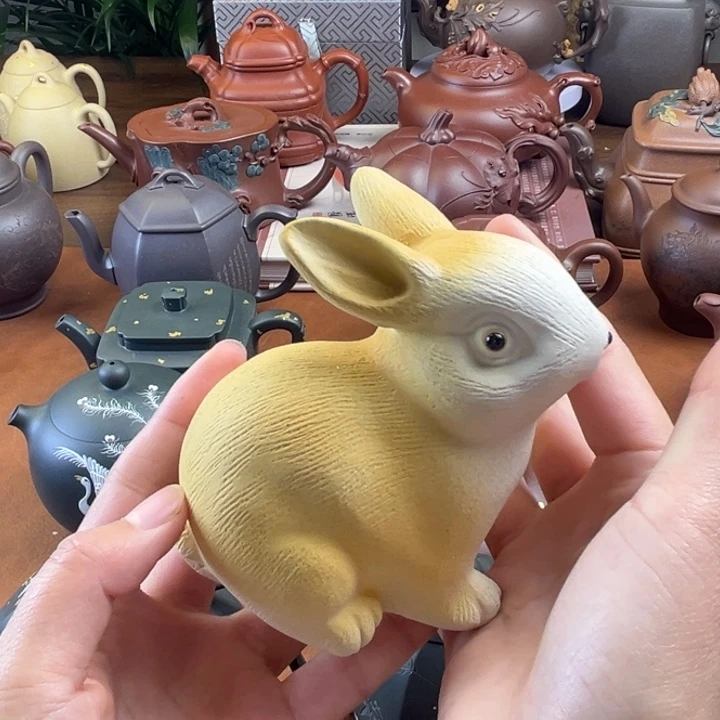 紫砂茶壶紫砂兔子
