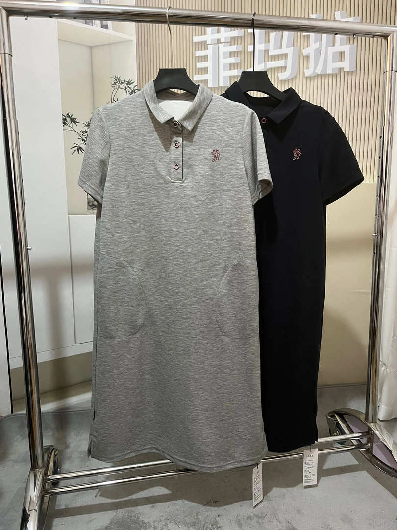 菲玛掂251161正品2025夏季新款时尚休闲宽松显瘦连衣裙中长裙女裙