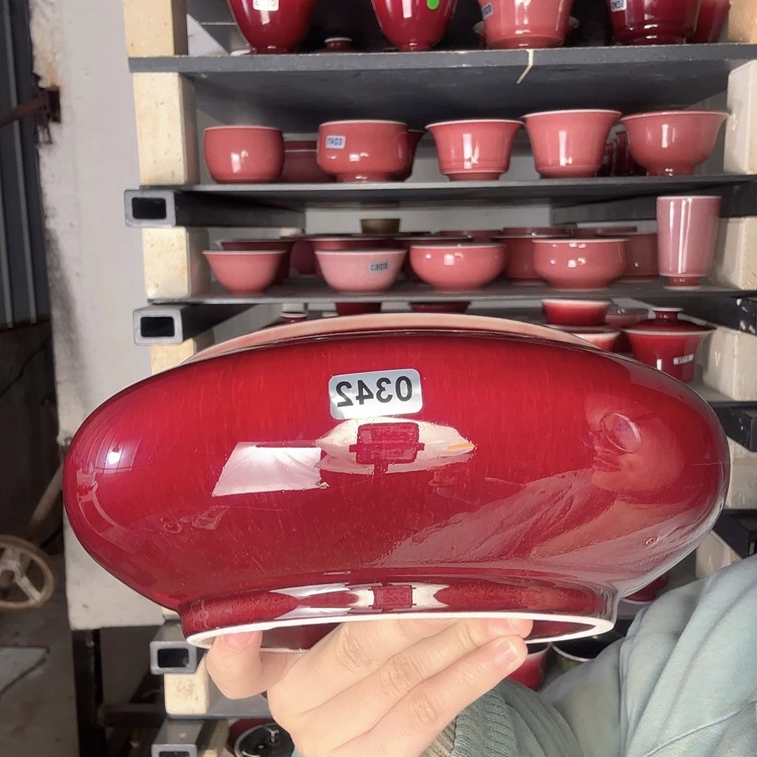 瓷片景德镇郎红陶瓷