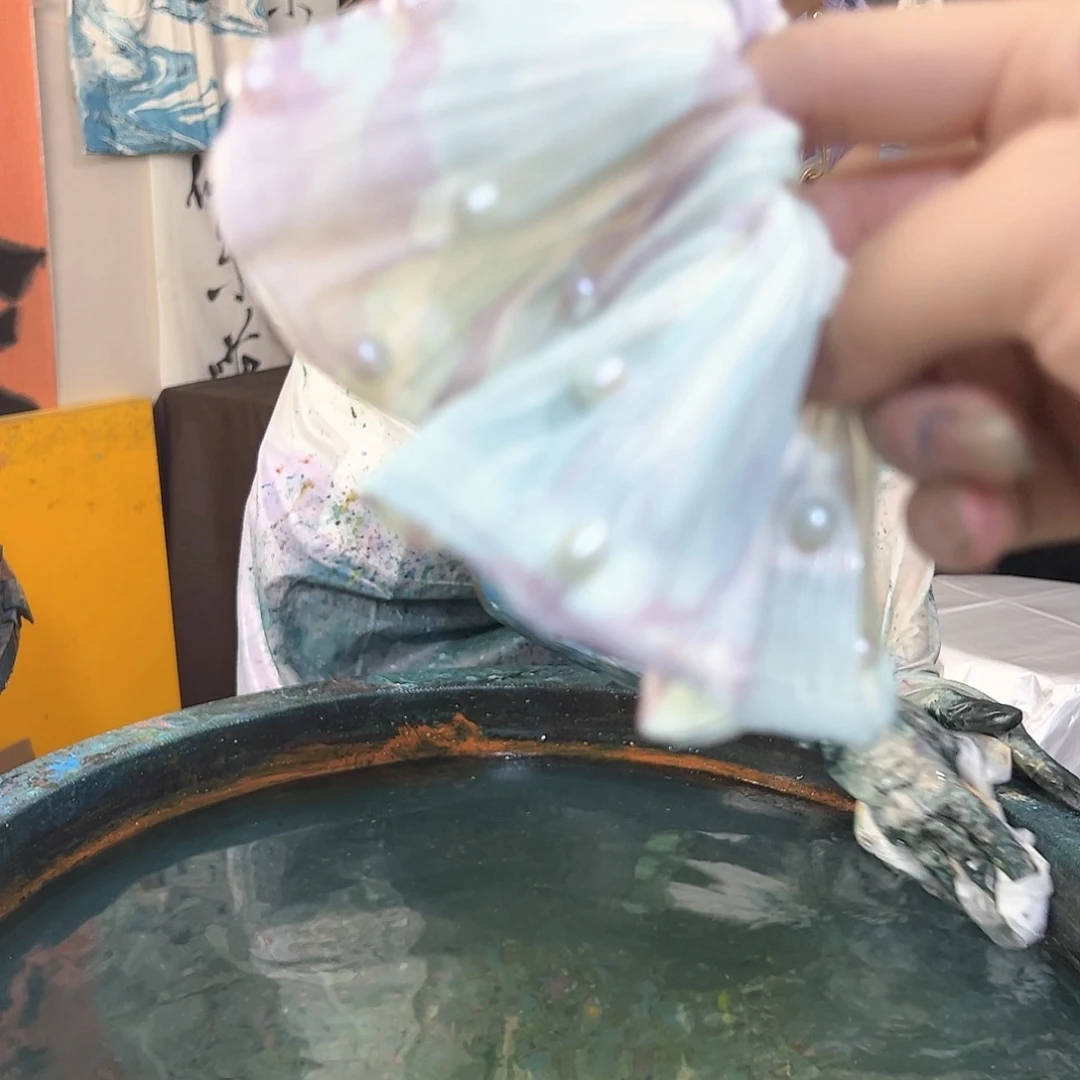 312珍珠发圈手作