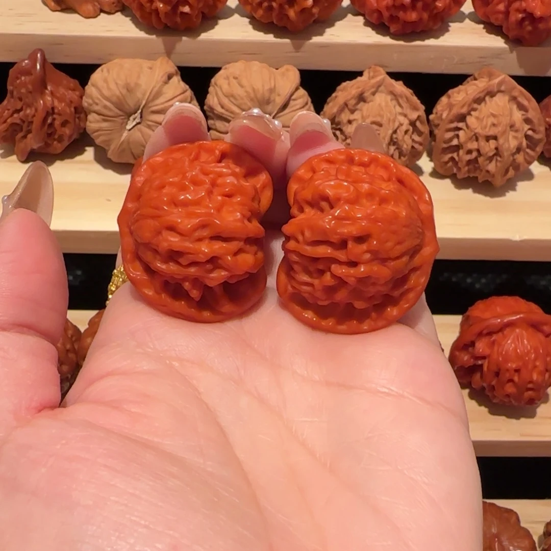 吊坠文玩核桃玉化粗筋盘山36精品2099