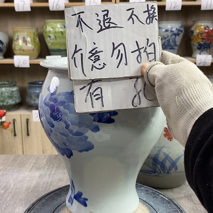 缸8xc景德镇陶瓷花盆