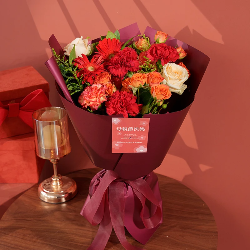 【福熙】母亲节花束 惟愿时光温柔 伴你岁岁年年 云南鲜花顺丰包邮