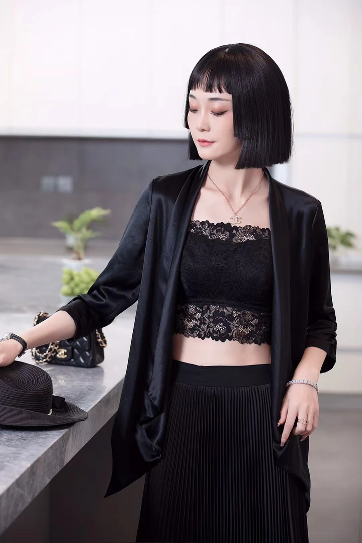 设计师原创一一印象谷性感风大胸显小文胸美背短款百搭神器