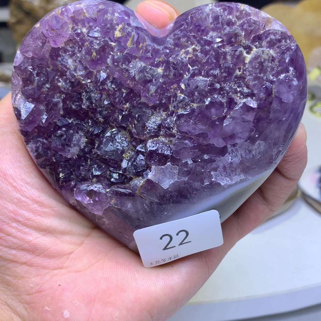 紫晶摆件未镶嵌紫晶22
