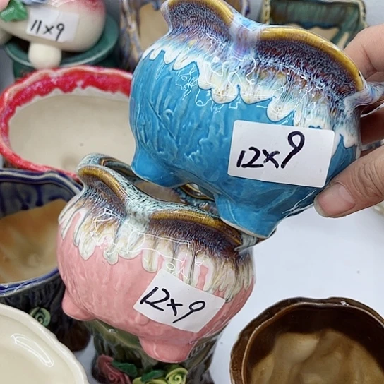 红陶多肉绿植陶瓷花盆