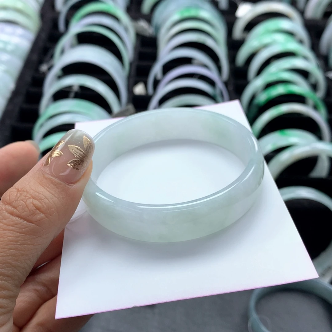 翡翠手镯未镶嵌煦*公主53-54