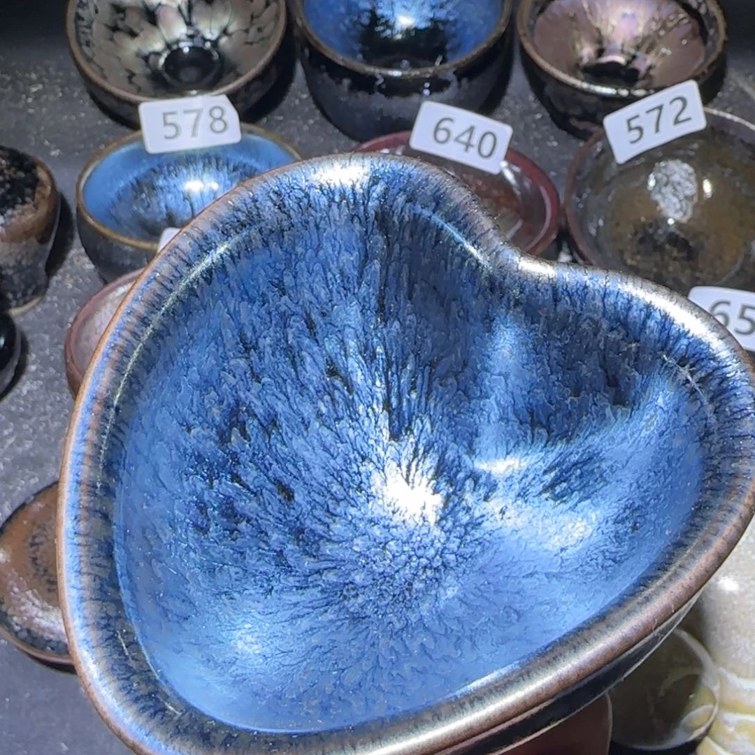 茶盏福建盏茶器爱心