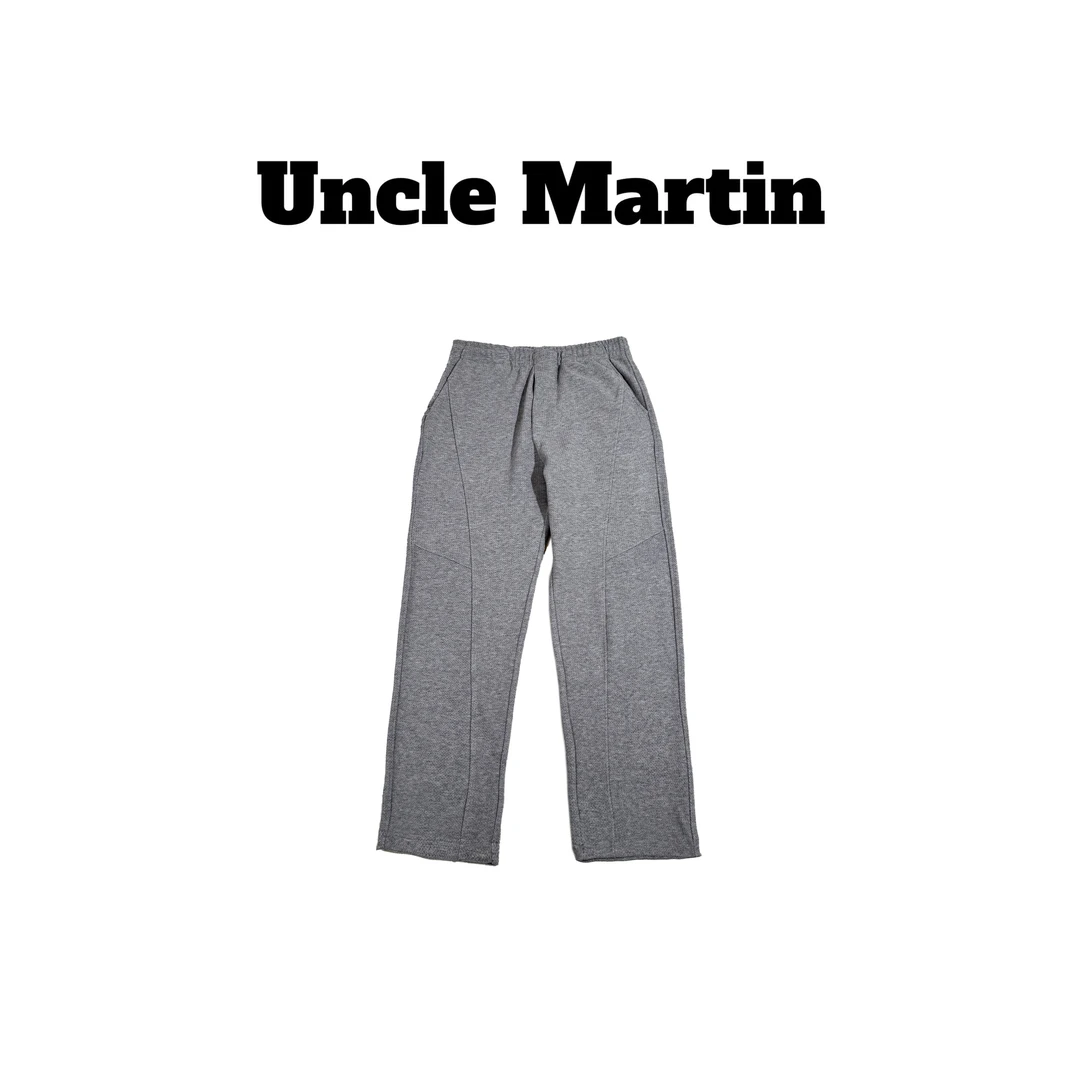 店庆价  马丁叔叔 秋冬新款高级感阔腿百搭纯色宽松卫裤