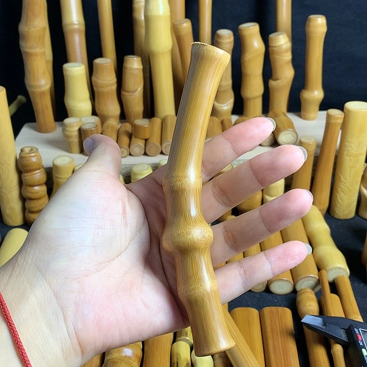 【闪购商品】三**两实心玉竹红皮门把手