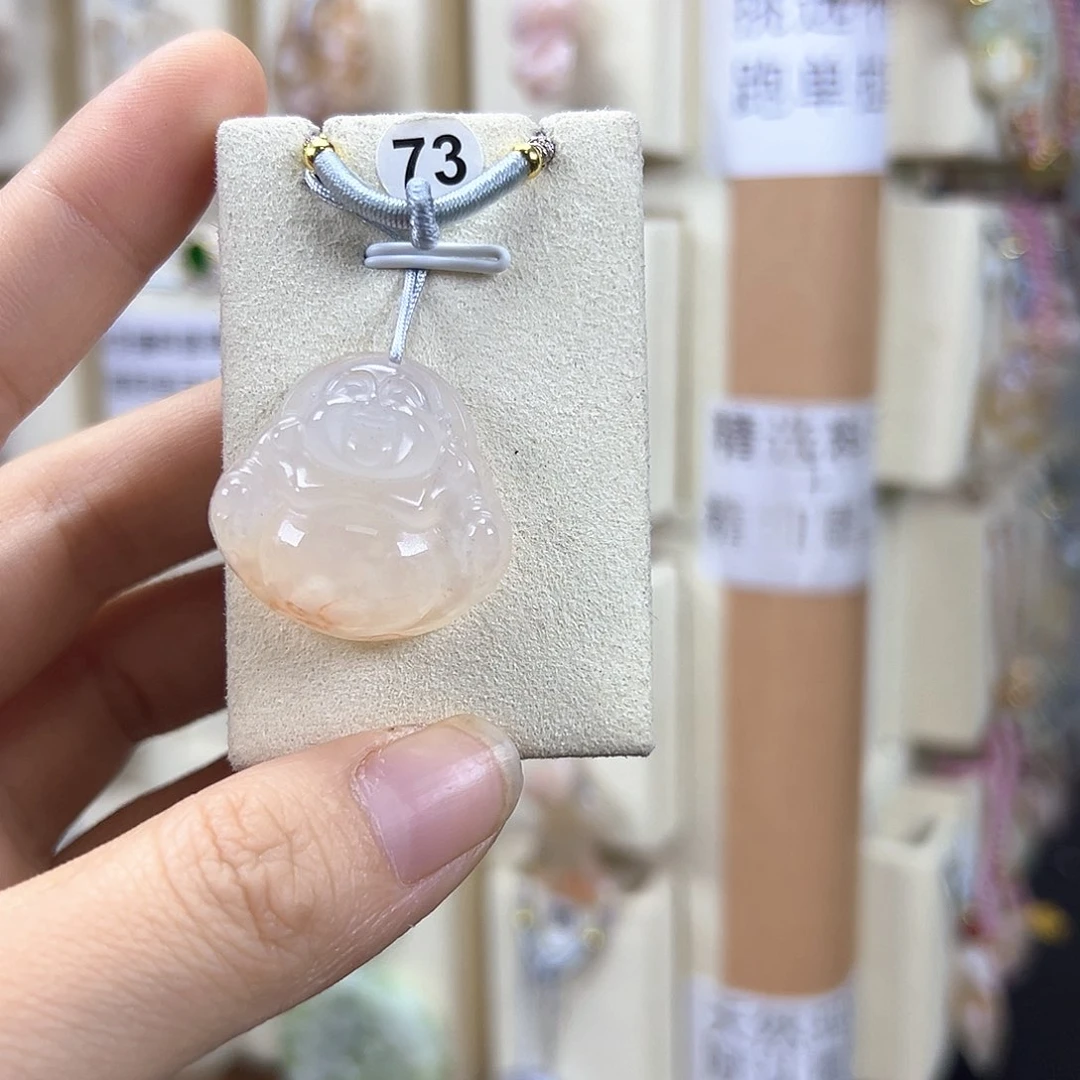 石英质玉未镶嵌吊坠(赠链)?****