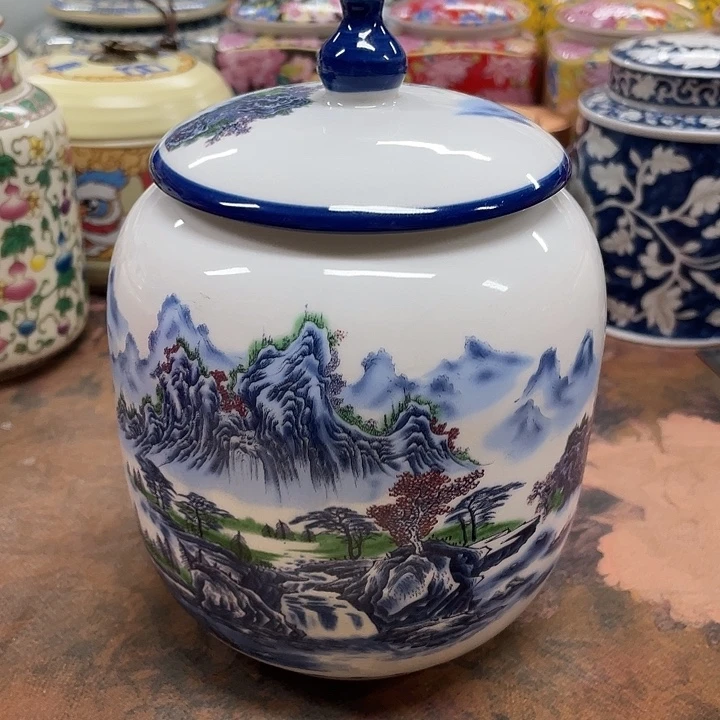 陶瓷罐茶叶罐密封罐储物罐