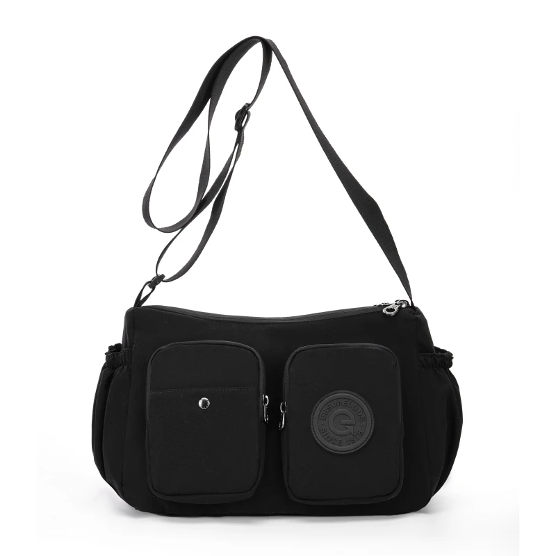 2433时尚新款休闲单肩包女士简约潮流便携斜挎包韩版百搭小众背包