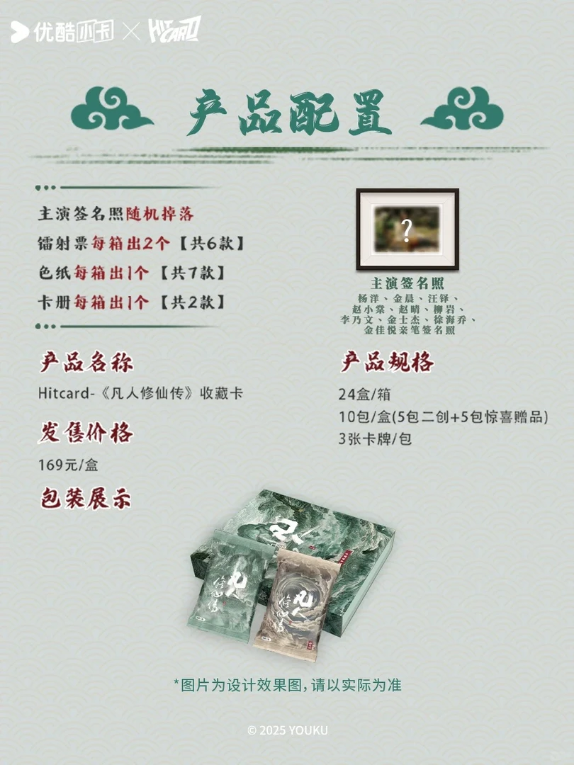 【推推2.0】《凡人修仙传》Hitcard-正版影视收藏卡牌盲盒 拆卡