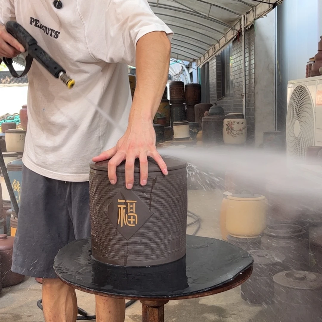 紫砂茶叶罐8 饼茶叶罐