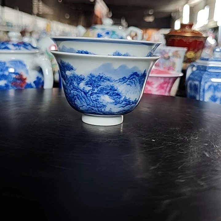 L***y景德镇陶瓷茶具套装摆件杯