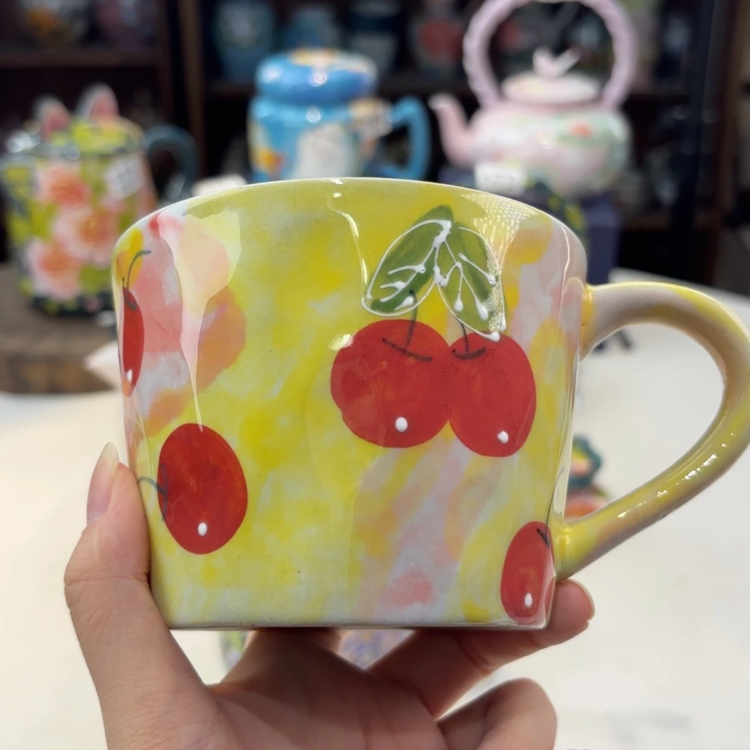 景德镇手绘高温釉下彩陶瓷茶具