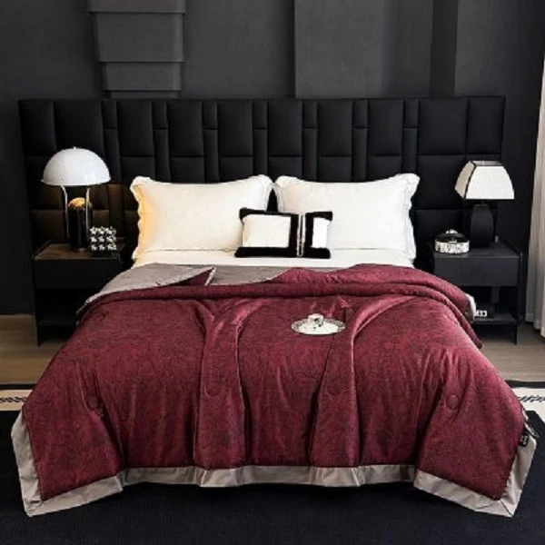 【春秋被-暗香疏影-红】200*230柔软舒适亲肤