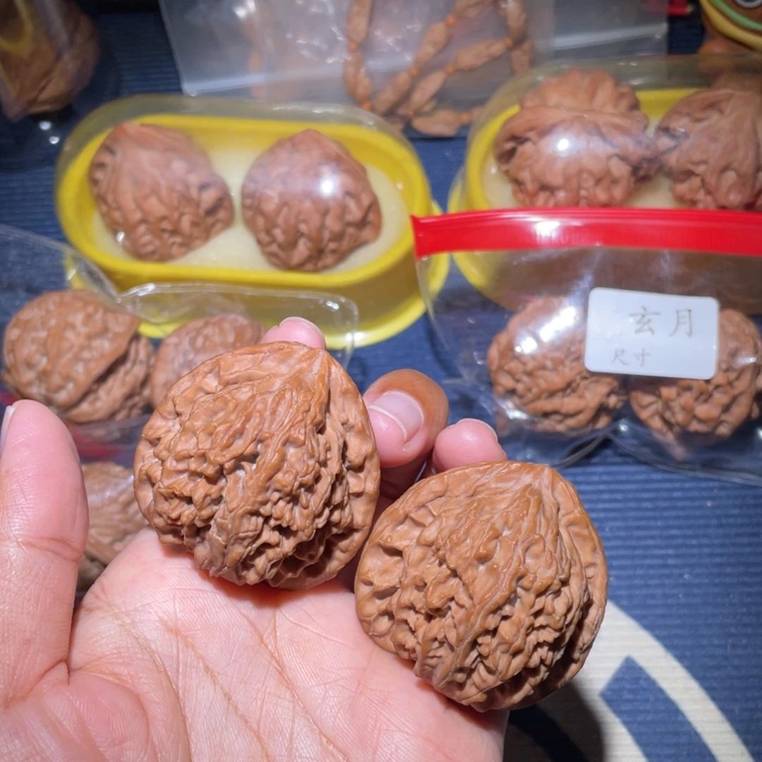 吊坠文玩核桃虎头王42