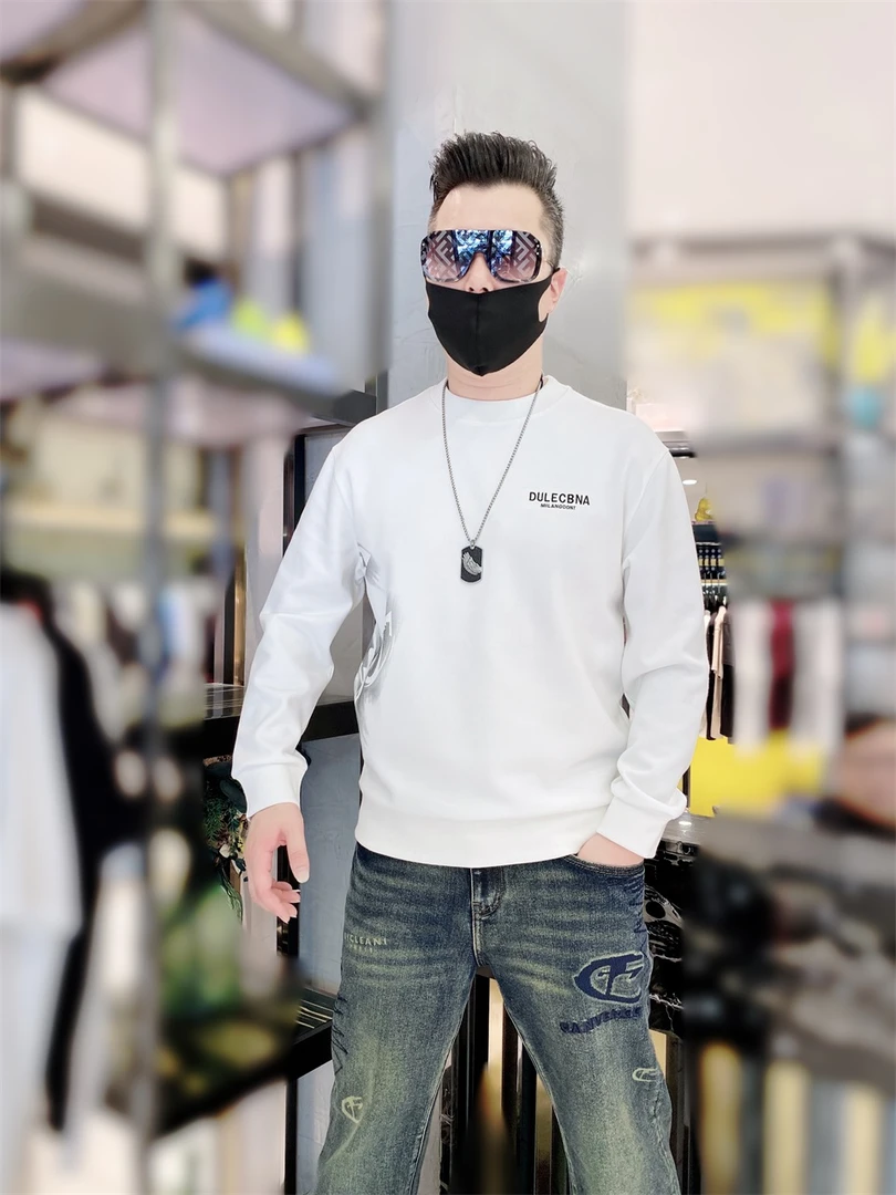 [陈先生]秋季长袖休闲卫衣春秋秋冬宽松圆领潮流百搭时尚套头男士