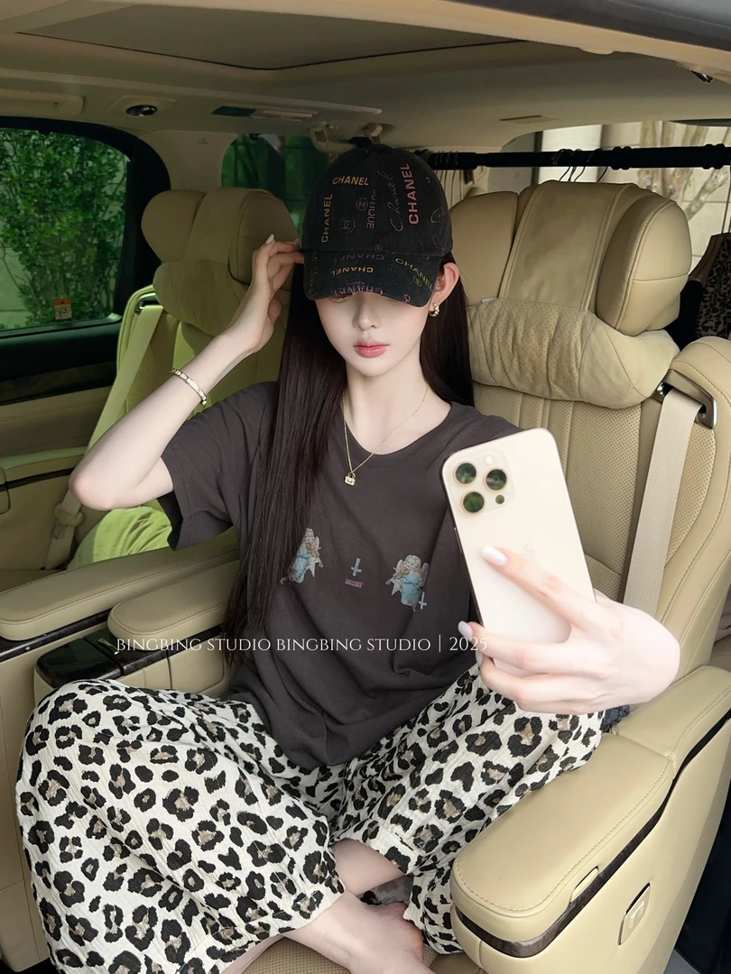 冰冰●「时髦裤」百分百棉气质百搭洋气减龄设计感休闲裤BBC5XXK5293