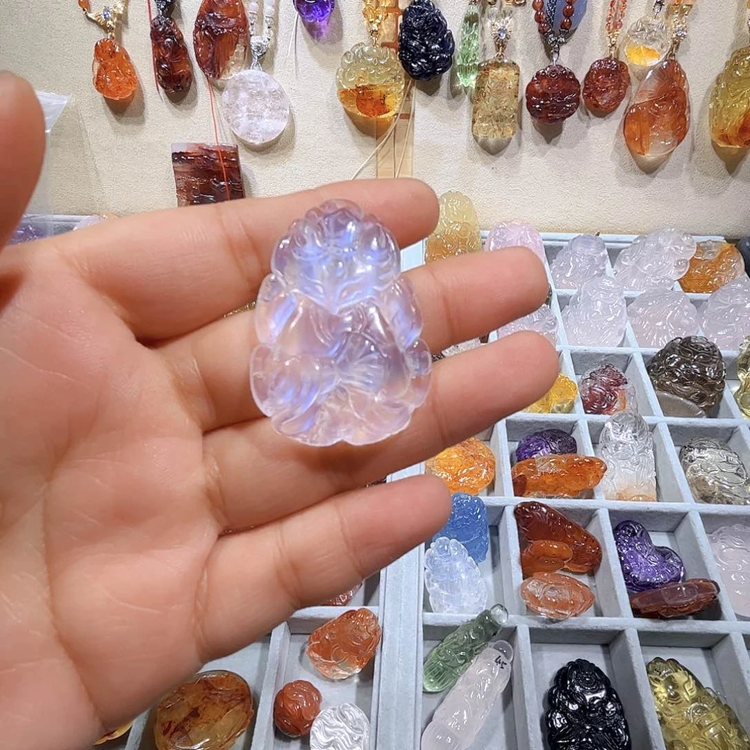 水晶吊坠(不含链)未镶嵌B****.